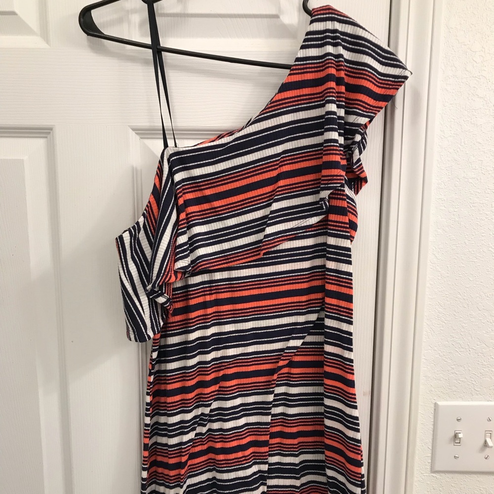Short striped dress